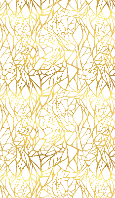 Rolgordijn voor het raam Geel patroon