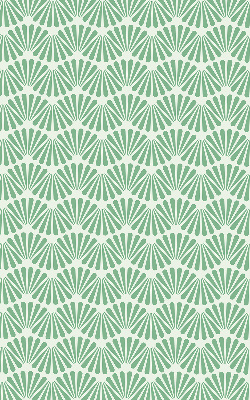 Rolgordijn verduisterend Groene slalom