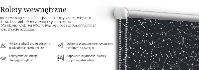 Rolgordijn voor het raam Sterrenbeeld