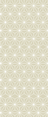 Rolgordijn verduisterend Witte stippen verbonden door stippen