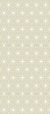 Rolgordijn verduisterend Witte stippen verbonden door stippen