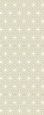 Rolgordijn verduisterend Witte stippen verbonden door stippen