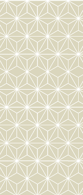 Rolgordijn verduisterend Witte stippen verbonden door stippen