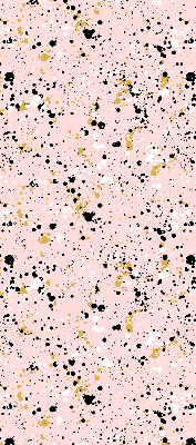 Rolgordijn verduisterend Verfvlekken op een roze achtergrond