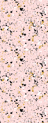 Rolgordijn verduisterend Verfvlekken op een roze achtergrond