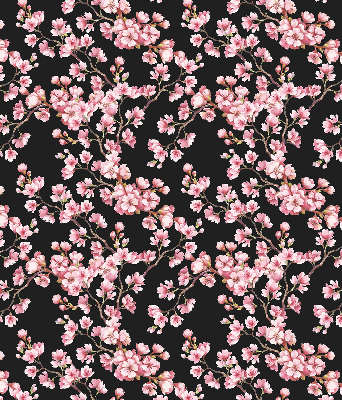 Rolgordijn verduisterend Bloemen van de boom