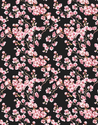 Rolgordijn verduisterend Bloemen van de boom