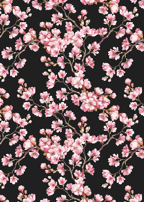 Rolgordijn verduisterend Bloemen van de boom