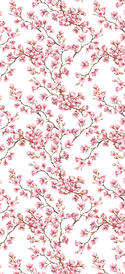 Rolgordijn voor het raam Roze lelie