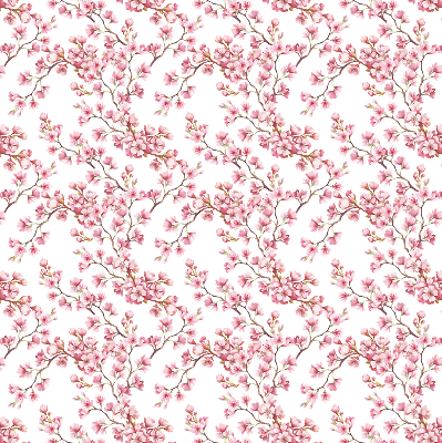 Rolgordijn voor het raam Roze lelie