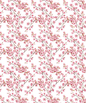 Rolgordijn voor het raam Roze lelie