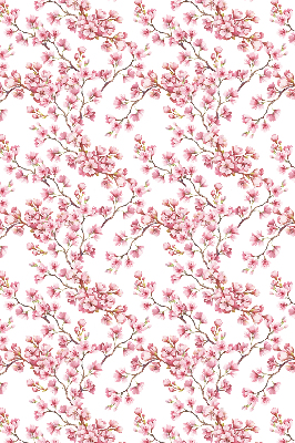 Rolgordijn voor het raam Roze lelie