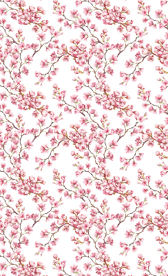 Rolgordijn voor het raam Roze lelie