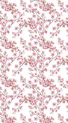 Rolgordijn voor het raam Roze lelie