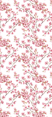 Rolgordijn voor het raam Roze lelie