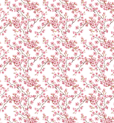 Rolgordijn voor het raam Roze lelie