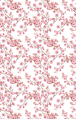 Rolgordijn voor het raam Roze lelie