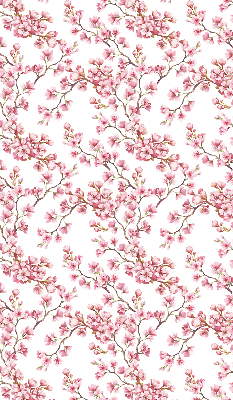 Rolgordijn voor het raam Roze lelie