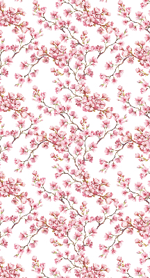 Rolgordijn voor het raam Roze lelie