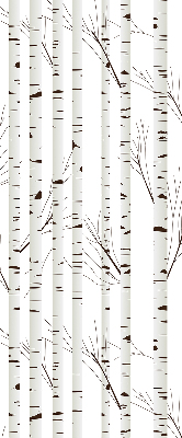 Rolgordijn voor het raam Berken