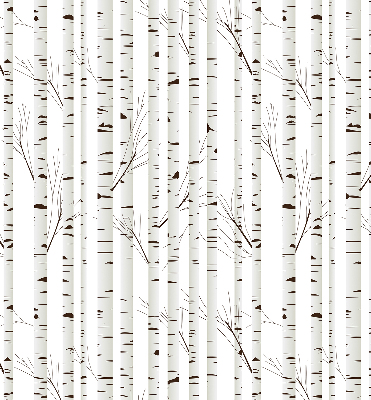 Rolgordijn voor het raam Berken