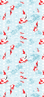 Rolgordijn voor het raam Vissen in het water