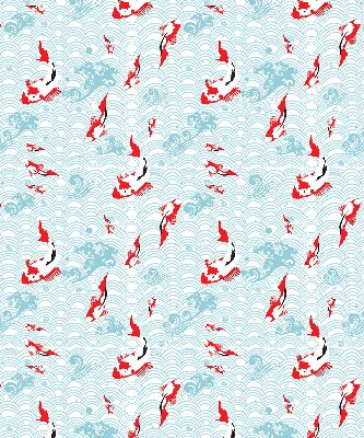 Rolgordijn voor het raam Vissen in het water