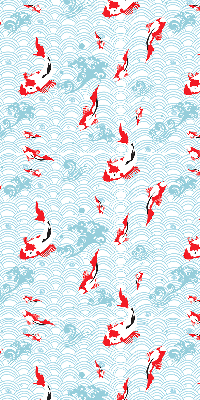 Rolgordijn voor het raam Vissen in het water