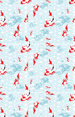 Rolgordijn voor het raam Vissen in het water