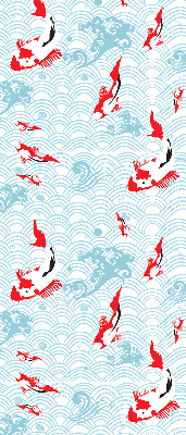 Rolgordijn voor het raam Vissen in het water