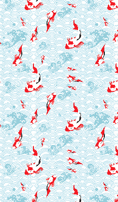 Rolgordijn voor het raam Vissen in het water