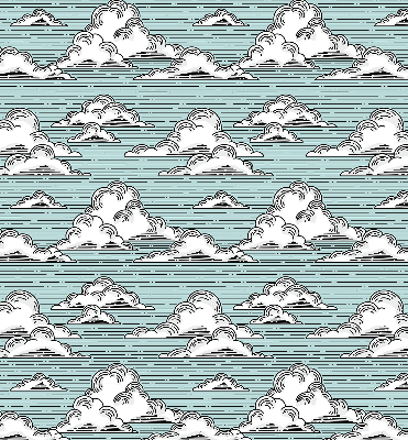 Rolgordijn verduisterend Wolken