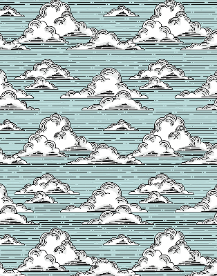 Rolgordijn verduisterend Wolken