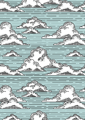 Rolgordijn verduisterend Wolken