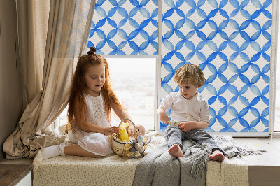 Rolgordijn voor het raam Sterpatroon