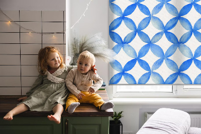 Rolgordijn voor het raam Sterpatroon