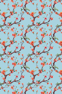 Rolgordijn voor het raam Bloemknoppen van bomen