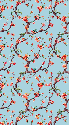 Rolgordijn voor het raam Bloemknoppen van bomen