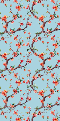 Rolgordijn voor het raam Bloemknoppen van bomen