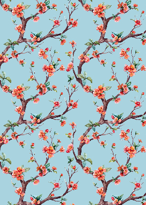 Rolgordijn voor het raam Bloemknoppen van bomen