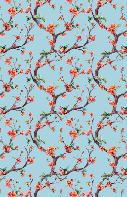 Rolgordijn voor het raam Bloemknoppen van bomen