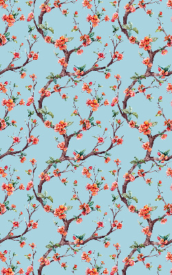 Rolgordijn voor het raam Bloemknoppen van bomen