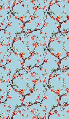 Rolgordijn voor het raam Bloemknoppen van bomen