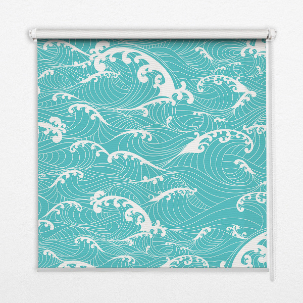 Rolgordijn verduisterend Golven