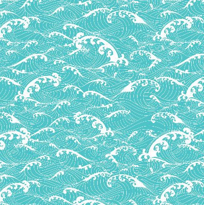 Rolgordijn verduisterend Golven