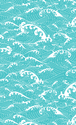 Rolgordijn verduisterend Golven