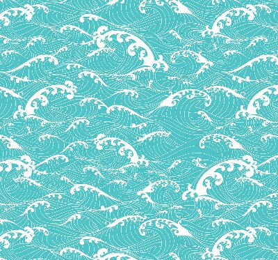 Rolgordijn verduisterend Golven