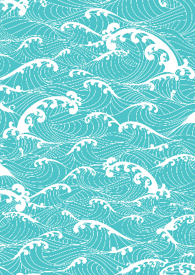 Rolgordijn verduisterend Golven