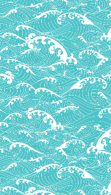 Rolgordijn verduisterend Golven