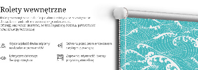 Rolgordijn verduisterend Golven